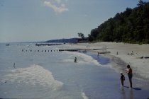 View south along the beach